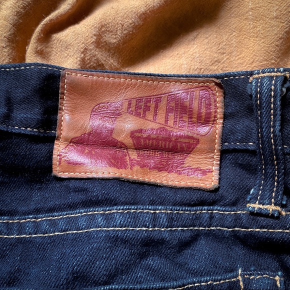 Left Field NYC Raw Denim Selvedge Jeans ( 32” W x 30” L ) - Picture 2 of 5
